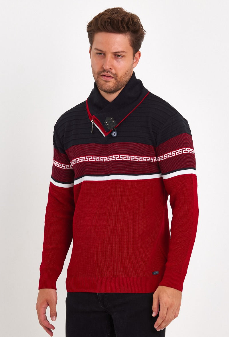 Urban Luxury | Knitted High Collar Sweater - BIGSTYLZ