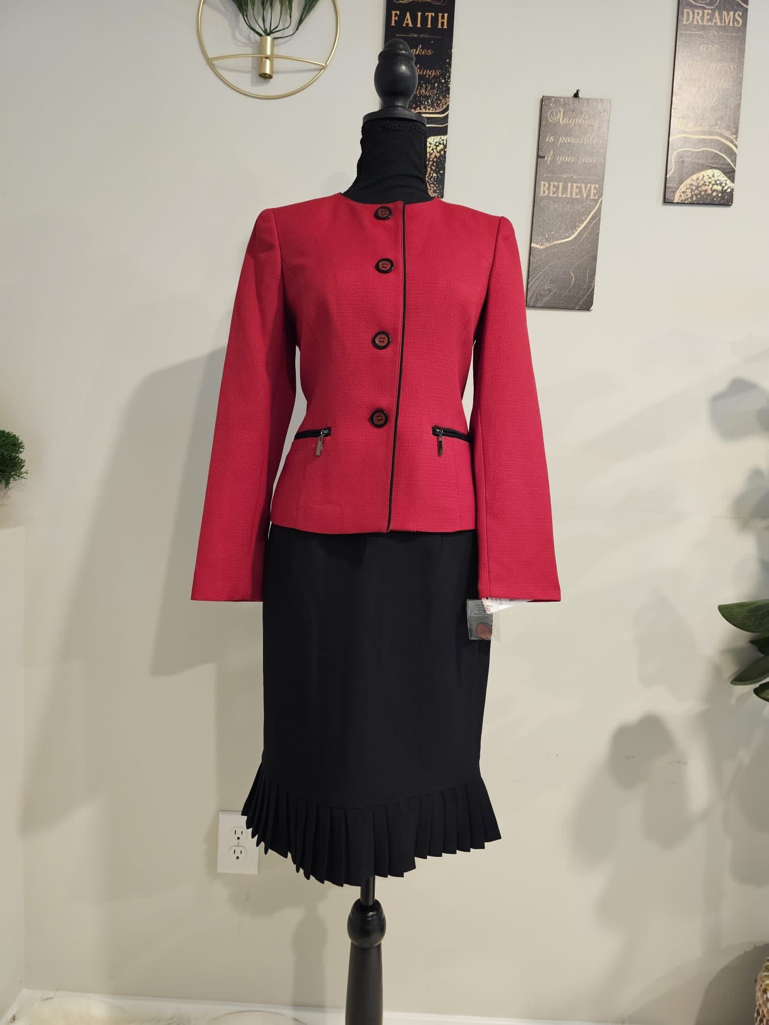 Two Piece Skirt | Suit Set - BIGSTYLZ